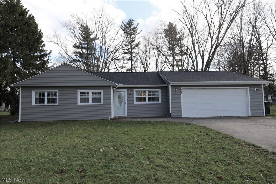 Welcome Home to this fully updated ranch complete with 3 season room, barn door to laundry and beautifully modern kitchen; complete with stainless steel appliances! The spacious family room off of kitchen leads you to your backyard perfect for relaxation and gatherings. Many updates including newer appliances, HWT 2019, bathroom updates and a complete tear-off new roof March 2024 with transferable warranty. Pride of ownership is evident and awaiting your personal touches. Schedule your showing today!