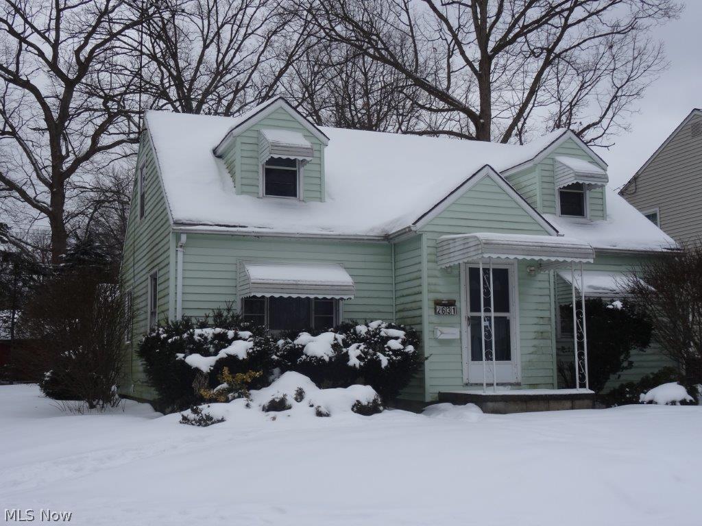 Investor special! Needs work, priced accordingly. 3 BR, 1BA cape, 2 car attached garage.