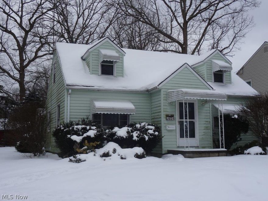 Investor special!  Needs work, priced accordingly.  3 BR, 1BA cape, 2 car attached garage.