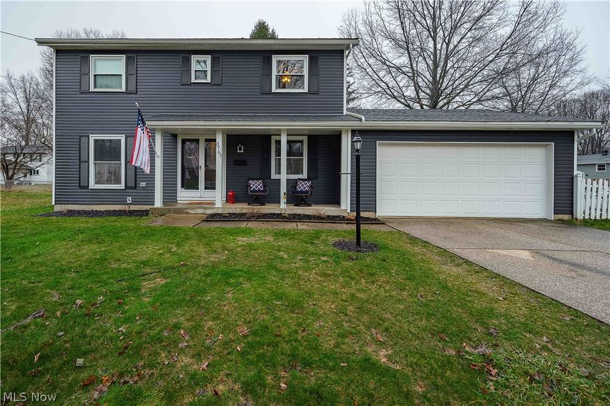 Welcome home to 3767 Vira Rd. The welcoming Colonial has been completely updated in the last 6 years. Kitchen features all new cabinets, stainless steel appliances, lighting and flooring (2014), new flooring in dining room (2014), fresh paint throughout entire home (2014), new carpet throughout (2014), new exterior siding (2015), and new roof. (2015). Central Air was replaced in (2018).  Enjoy the inviting 3 seasons room off the dining area, it is a wonderful addition to any gathering. Seller paid home warranty from APHW for your peace of mind. Call your favorite Realtor today to schedule a private showing before this one is gone!