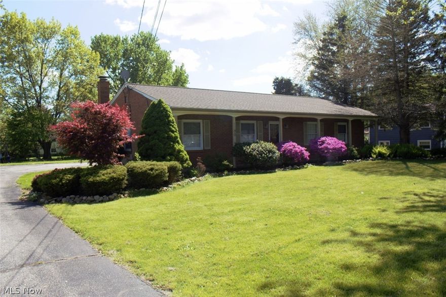 New A/C installed in July 2017. Well built brick ranch with many great features! A rich assortment of landscaping. Open floor plan with refinished wood floors, heated ceramic tile in the kitchen, hallway and bathroom. Kraftmaid kitchen cabinets and stainless steal appliances. Blinds and curtains on all windows stay. Refinished hardwood floors in the bedrooms. Attached 2 car garage. An addition was built on to the back of the garage for extra storage. This property is agent owned. FHA appraisal completed. Septic inspection to be completed 8/15/17