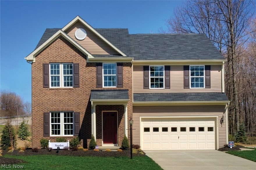 Hudson School district! Beautiful new home with full brick and a partial porch on the front.  Inside you will enjoy an open floorplan with over 2,700 sq. ft. that has enough space for everyone in your family.  Entertain your guests in an oversized eat-in kitchen with Maple cabinets, island, granite countertops, stainless appliances and oversized pantry.  The first floor also has a large Family Room, Dining Room and Living Room that could be substituted for a home office. The 2nd floor will offer you a large owner’s suite with dual walk-in closets. A private bath with double bowl vanity, large ceramic shower with separate soaking tub and water closet.  The laundry room, 3 large guest bedrooms and a convenient loft will finish the 2nd level. A full walk-out unfinished basement will surely provide ample storage and endless future possibilities. Come walk thru this floorplan at our decorated home in The Preserve at Salt Creek community.  This community offers: Hudson school district, inexp