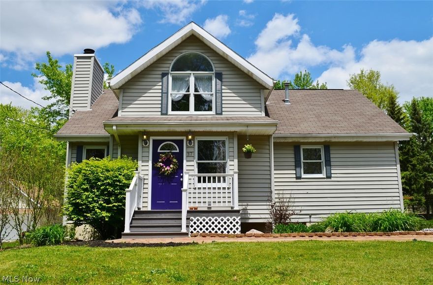 This is a beautiful colonial style bungalow in Northfield Village! Enter into a lovely living space with bamboo flooring (installed 2009), a charming brick fireplace, modern overhead fan, nice trim and recessed lighting. In the kitchen, you will appreciate plenty of cabinet space, ceramic tile, and lots of natural light. The master bedroom is an awesome space with vaulted ceilings, a large arched window, an attached bath and a super sized walk in closet (2007)! In the basement, the finished space makes for a great family or rec room. A real highlight of this home is the large composite wood deck at the back, built in 2011. This is a great spot for entertaining or relaxing on the warmer days. Other important updates include the very new brick walkway at the front (2016), central air in 2006, and ceramic tile in both bathrooms (2007). With all of these things considered, it’s easy to imagine this house becoming your home!