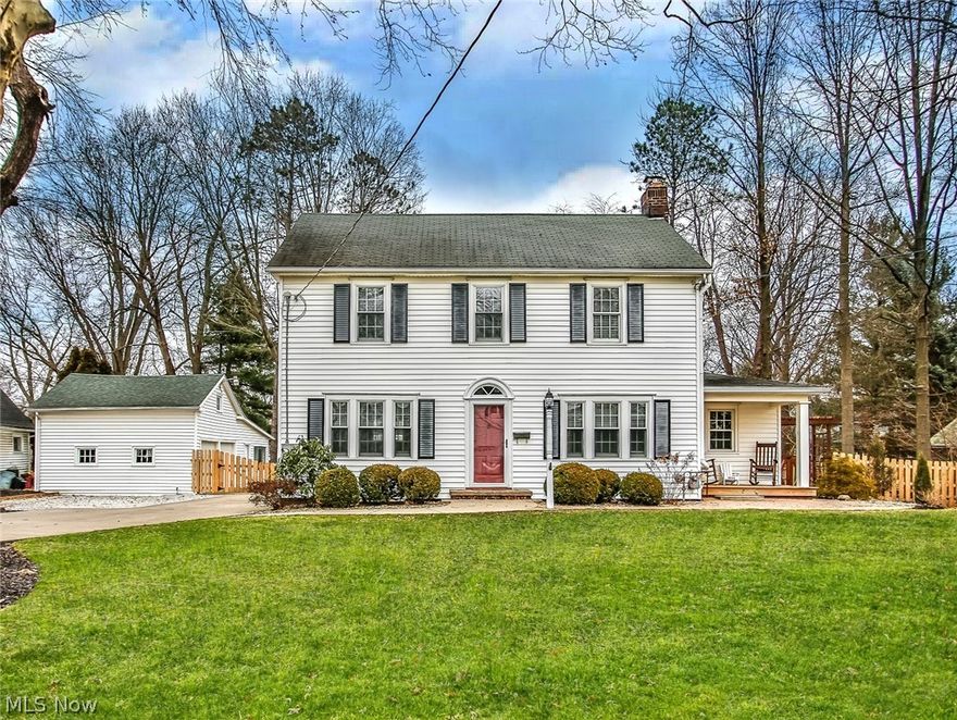 This is a Spectacular Stately & charming home that current owners brought into 2020! This lovely colonial sits on the perfect double lot and has been thoughtfully renovated to maintain its original charm. Updated include a total kitchen and 1/2 bath renovation on 1st floor. Kitchen has new soft close cabinets and drawers, concrete counter and  farm sink. All newer kitchen appliances stay with the property. There's a movable island and a generous pantry. Beautiful woodwork and hardwood floors throughout. The 1st floor is open and features a huge living room with fireplace and a recently renovated sun room solarium. Most window were replaced with top name thermopane windows that look like the originals ones. Main bath on 2nd floor was completely updated with gorgeous tile. All bedroom are spacious, including the Master. The completely renovated basement features family/media room with bar and a full bath with walk-in shower and husband's walk-in closet. Air conditioning new in 2016 and t