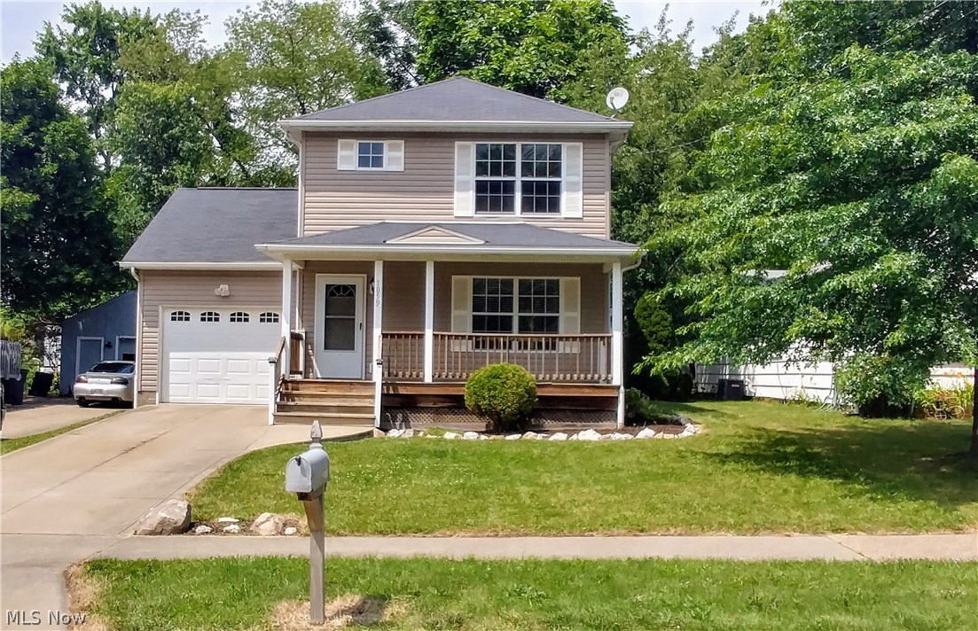 This 3 bed, 2 bath colonial with a covered front porch is only 14 years young. The inside has been freshly painted and new carpet was just installed upstairs. One bath is located on each level, formal dining area and living room are open to the kitchen. The back yard is all fenced in and landscaping was just spruced up. First floor laundry and one car attached garage with opener tops it off. Conveniently located within seconds from Chapel Hill and all the shopping and restaurants the area has to offer. Also just minutes from Route 8. This house is move in
ready and waiting for you to call it home. Call today to schedule your tour!