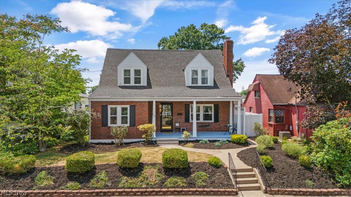 CAPTIVATING CAPE COD. This beautiful brick home features delightful curb appeal and classic charm. Located in the heart of Vienna, this 5 bedroom 2 bath property is filled with updates throughout, making this home move-in ready. Just in time for summer gatherings, the level lawn has a spacious deck that will host friends and family with ease. Premium vinyl fencing with multiple points of access will allow the kids to play and your pets to roam freely enjoying all those nice days ahead. Generous rooms fill the interior and stunning hardwoods flow through each space adding a welcoming warmth. Fresh paint gives a light and airy vibe as your explore each room and it's unique details. The dining area has french doors that flood the space with outdoor views and connect to the updated kitchen with stainless appliances. The lower level family room is the perfect spot for creating that home theatre or custom bar space you've always wanted. Why choose, it's big enough to have both. Your storage needs will be easily accommodated in the unfinished space that is filled with shelving. Newer Hvac system and roof add to the appeal of the home. Schedule your tour today.