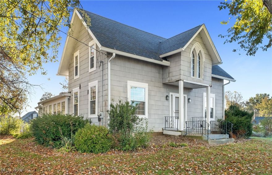 Welcome to the heart of Oberlin! Charming colonial with 2,000 square ft of living space! Updated home on large 1.5 acre lot with two outbuildings. Beautiful setting backs up to neighboring farm. Walk into a large mudroom with laundry hookups and kitchen with all appliances included and custom built-in cabinetry! All major updates have been completed! New roof and gutters, new windows, ALL new mechanicals including electrical, plumbing, furnace/air conditioning. New septic system! This home offers plenty of character and still room to make it your own. Call this one your home! *Ask about a credit at closing to help save on your closing costs and/or improvements!*