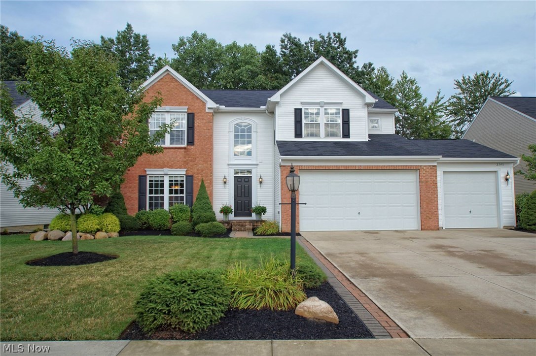 Welcome to this well maintained, move-in ready home in the desirable Amberwood development, on private home-site. This home features an open floor plan with 4 bedrooms, 2.5 half baths, first floor office, formal dining room, floor to ceiling stone fireplace in the family room, 3 car attached garage, gourmet kitchen with large island/cherry cabinets/stainless steel appliances, and beautifully landscaped yard with brick/stone patio. When building this home, seller had selected all structural options that were available, which included a 4 foot extension to the great room, morning room, 9 foot ceilings on the main level, home office, 4th bedroom, upgraded elevation which made the dining room and the bedroom above 2 feet larger. Seller also added solid hardwood floors in the foyer/powder room/dining room/kitchen/morning room and upgraed kitchen to high-end cherry cabinets with many functional features. Since building, seller has invested over $34,000, making this home in the condition it