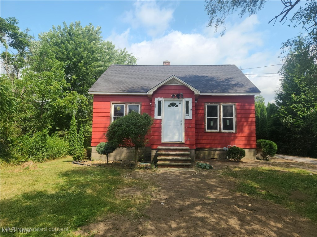 Calling all visionaries! Discover the potential of this charming 2-bedroom home, perfectly positioned on a generous 0.54-acre lot with a few scattered trees. Envision the possibilities within this delightful residence offers a kitchen / dining room, a spacious living room, a full bathroom on the main floor, another bedroom on the second floor and an unfinished basement. This home doors need some love, although the seller has recently made some big upgrades including a new roof with 50yr warranty (total tear off), several windows have been replaced with new Pella windows with freshly painted exterior window trim and a new exterior front door. You will benefit from the independence of a private septic systems along with additional space with a detached 1-car garage. This property presents a blank slate for future expansion and customization. This is your chance to breathe new life into a solid structure and craft the home you've always imagined. Embrace the opportunity to add your personal touches and truly make this blank canvas your own! Call your favorite realtor to schedule a showing! **Update: The property will have public water prior to closing.
