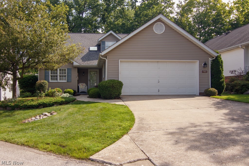 Welcome home to your own private nature preserve on a quiet cul-de-sac in the highly sought after neighborhood of MacIntosh Farms in Broadview Heights. This free-standing condominium features three bedrooms, a spacious loft, first floor master, two and a half baths, and a first floor laundry room. The eat-in kitchen is a chef's dream, outfitted with top-of-the-line stainless steel appliances, granite counters, luxury vinyl flooring, breakfast bar, soft close cabinets/drawers and custom plantation shutters. New carpet and paint throughout the home in 2021. The first floor master bath is updated with a marble countertop, undercounter sink, new shower door, toilet and light fixtures. HOA maintains roof, gutters, driveway, landscaping and snow removal. Home warranty covering all major systems and appliances included. Three neighborhood pools, tennis/pickle ball court, walking paths.
