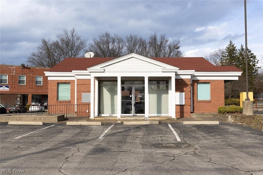 This freestanding commercial building, formerly a bank, is situated on a corner lot in a high-traffic area, offering excellent visibility and access. The property features a large parking lot and an existing drive-through, and was most recently being prepared for a convenience-style retail use, demonstrating readiness for customer-facing operations. Recent improvements include fresh paint and new LVT flooring, creating a clean, modern interior ready for immediate use. The flexible layout supports a wide range of commercial uses, including retail, office, medical, or professional services. The purchase price includes select fixtures, shelving, and upright display coolers currently on site. If the buyer does not wish to retain these items, the purchase price will be adjusted accordingly.
This is a high-visibility, adaptable commercial property well suited for an owner-user or investor.