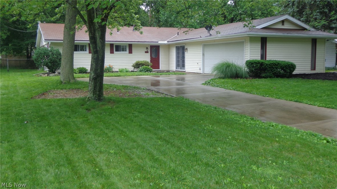 Located within walking distance to the High School and newer Elementary School this would be a great house for a starting family or even a downsizing situation. One floor living at it's best and walk out patio for entertaining friends. The large back yard has adequate shade from trees and keep the house cooler during those sunny summer days. The backyard also is entirely fenced in for your pets or for your kids to roam about freely and securely. Some of the recent updates include all newly painted interior, carpet, vinyl flooring, ceramic tile,master vanity, lighting, and outside trim. Windows are less than 10 years old along with Hot Water tank. An eat in and open concept kitchen gives you plenty of choices for furnishing the area. This is a great neighborhood with plenty of family's nestled throughout and the sidewalks are perfect for evening walks. Come take a tour and see how you can become a part of the neighborhood.