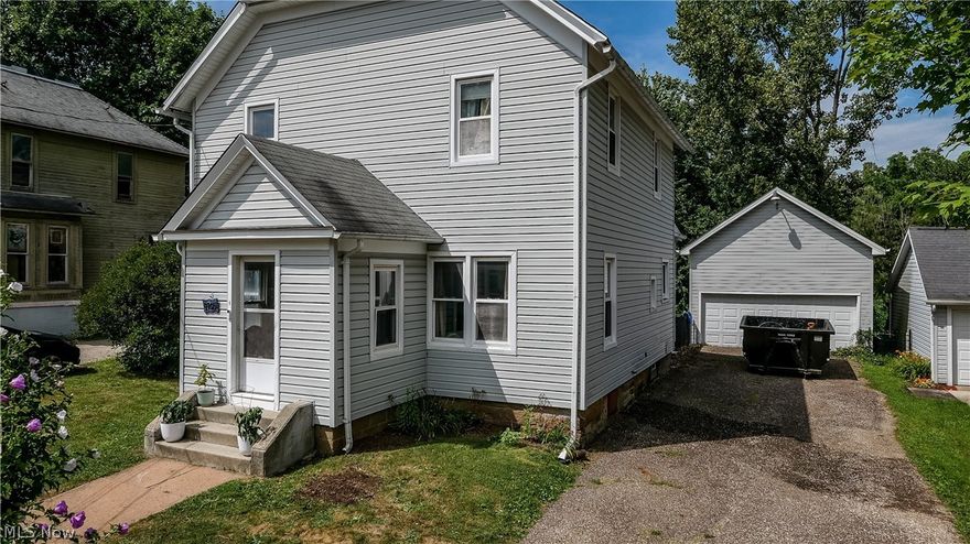 Charming century home located in the heart of Mantua, close to all the amenities. There is a large fenced in back yard with a concrete patio for entertaining. Wood floors throughout the home. Spacious living room boasts built-in shelving and opens up into the dining room which has a potential wine bar cubby inside the wall. The cozy kitchen has an extended cedar lined pantry area with wrap around breakfast bar that could be used as a mud room or office space. The basement has been waterproofed with Ohio Basement Systems with two sump pumps. Lower level laundry room with newer front loaders. Shower hook up in laundry room for potential basement bathroom. Three good sized bedrooms and full bath on the second floor. Large closet in hallway for plenty of storage. Don't miss your chance to make this home yours!