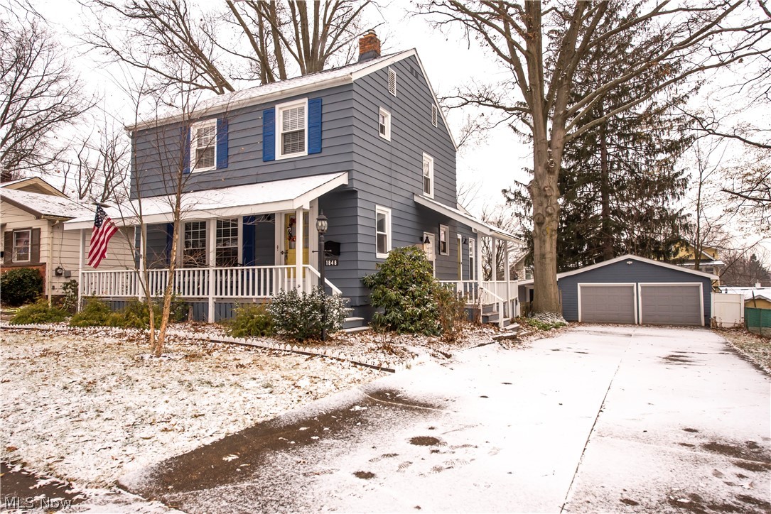 Welcome to this beautifully updated and immaculate home on a double lot in the heart of Cuyahoga Falls! Stepping inside from your front porch you're greeted by a large living room with coat closet and gorgeous hardwood floors (refinished 2015). Just off the living room is the formal dining room and beautifully updated kitchen (2013). This modern kitchen features Corian counter tops,a stylish glass block back splash, and luxury vinyl flooring (2019). All appliances were new in 2013 and the microwave features an integrated exterior range vent. Adjacent to the kitchen is a large, brightly lit family room with new gas fireplace and granite hearth (2018). The finished basement has tons of storage, a bonus room, glass block windows (2015), coat storage area, laundry room, freezer, and another gorgeous full bathroom complete with wonderful glass tile, stone work, and dual shower heads. The back yard is enclosed by a privacy fence and features a concrete patio with fire pit. The 2 car