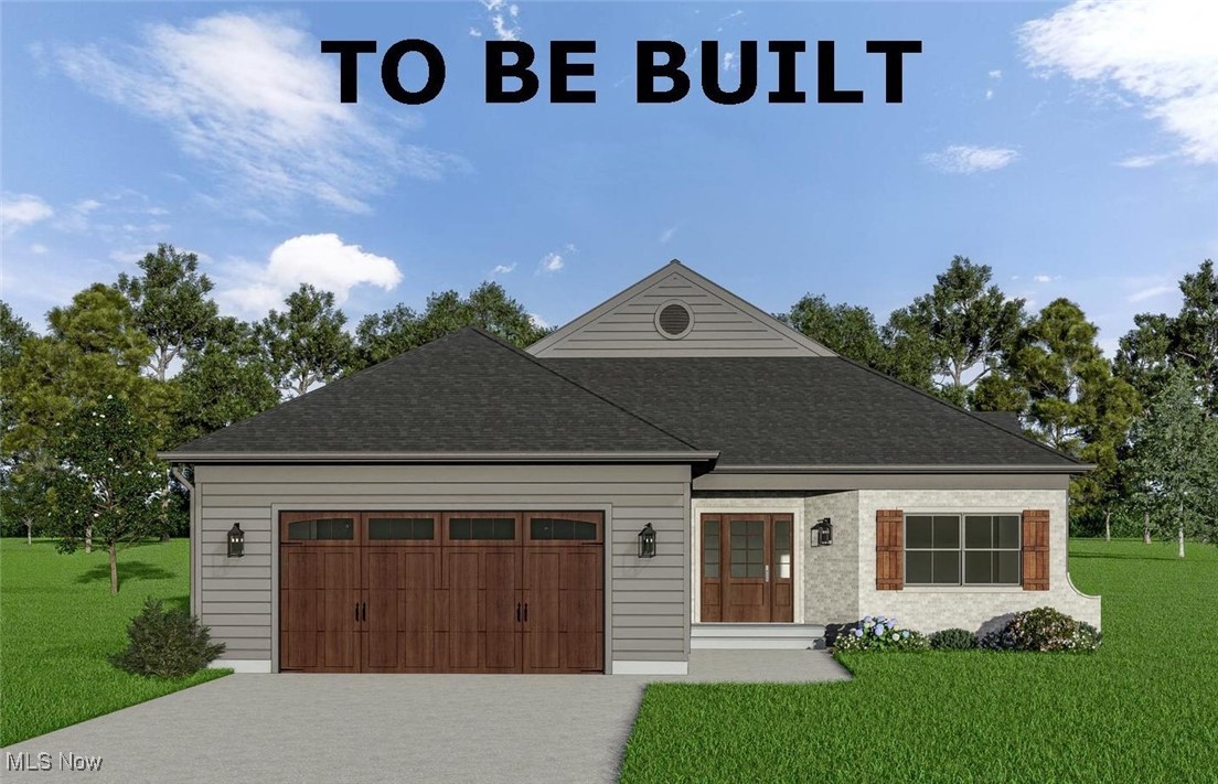 Welcome to this exciting residential development that sets a new standard for upscale living. Trentstone offers 18 stand alone condos that blend elegance, functionality, and customizable luxury. The builder is excited to offer this desireable ranch floor plan with the ease of one floor living! This home offers an open floor plan with an inviting foyer, first floor office (or flex space if needed), gourmet kitchen with high-end appliances and step-in pantry adjoining the dramatic great room with a vaulted ceiling. The interior photos shown here illustrate the model home with upgrades available. A French door leads to the outside patio and yard. The primary bedroom suite includes a luxury bath and two walk-in closets. The second bedroom is spacious and has a walk-in closet. The laundry room includes a convenient mudroom and leads to the oversized two car garage. Developed by Norlach Development LLC in partnership with LB Architects. Design selections created by interior designer Laura Yeager Smith Home & Design! Ask about her services! Each homeowner will receive one year complimentary Club Dining membership at Walden. Welcome Home!