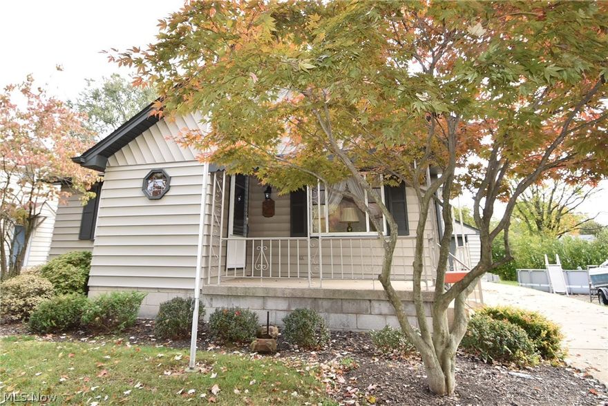 Charming 3 bed, 1 bath Cape in Austintown School District. 1st floor plan includes an eat-in kitchen (all appliances stay), living room (hardwood under carpet). 2 bedrooms (hardwood) and bath. Large bedroom with lots of storage completes the 2nd floor. Finished basement with kitchenette adds even more living space. Detached 1 car garage with shop. Seller is offering a home warranty for a worry-free purchase. Call today to schedule your private tour!