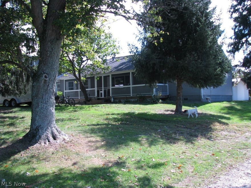 Hilltop organic farm with 95.8 acres.  This property features two homes connected by a breezeway.  One home is a newer ranch with open floor plan and two bedrooms.  The second home is the original farm house.  This home has been completley updated with electric, plumbing, windows and insulation.  The farm has free gas with 250,000 cf a year.  The farm has several outbuildings including a large bank barn.  The farm has rolling land includes 5 pastures with high tensile fencing and gates.  There are approximatly 50 acres of woods.  A whole farm generator runs on natural gas.  This is a turn key beef operation with plenty of room for growth.  Partial owner financing available to qualified buyer.  The mineral rights are not included, but are available for purchase.