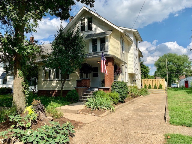 Old world charm and character abound here! This spacious home features beautiful hardwood floors throughout the first floor. The main level features a large kitchen with updated appliances,a breakfast nook, a formal dining room for family dinners, a bright airy living room and a sunroom that would make a great office or library! The second level has four very generous sized bedrooms and the third floor could double as a bedroom or playroom. Both bathrooms have the original hexagon tile floors! Off of the main bath is an enclosed airing porch with heat and air. This would make a perfect dressing room!
The closet space in this home is something to be desired!
This lovely well maintained home will not last long so call today for your private showing and start packing!