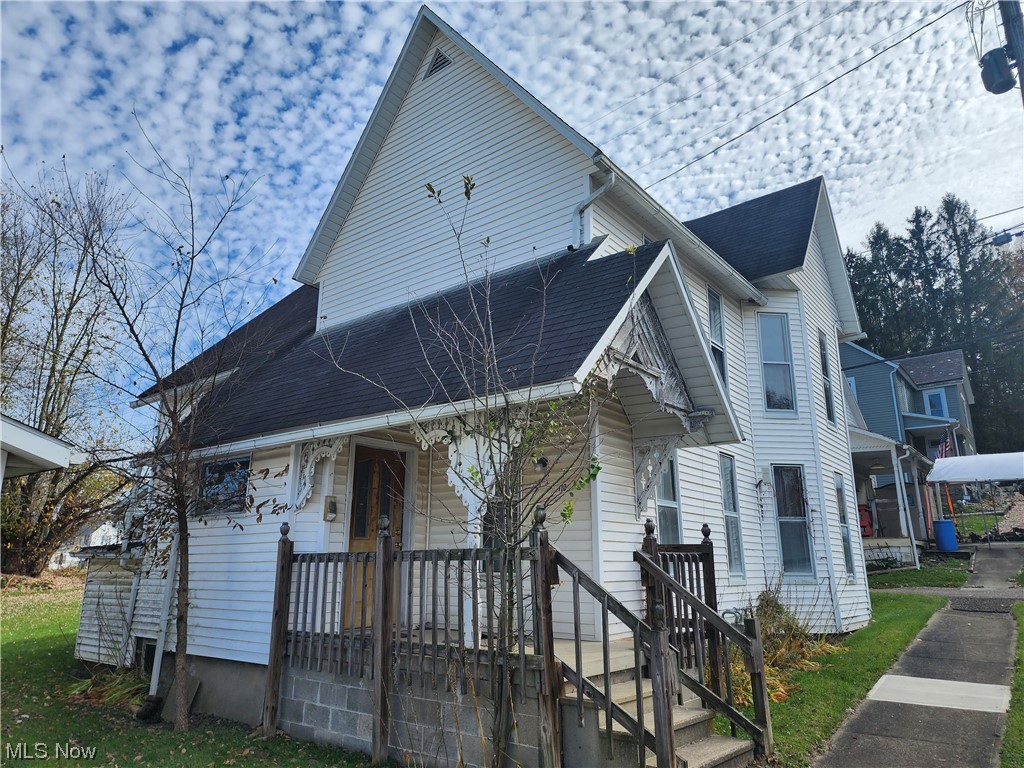 Former Parish house. Needs some work but could be a lovely home. 4bed 2 bath. Nice detached garage. Lots of original woodwork. Can be purchased along with the church for an additional price. Selling As-Is.