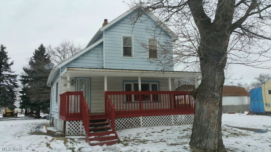 With some TLC this will make a great starter home or investment - the choice is yours. Situated on a corner lot this bungalow style home features two bedrooms, covered front porch, and deck. This is a Fannie Mae Homepath property.