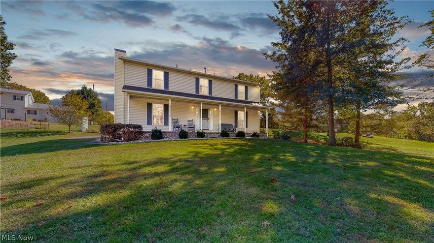 Spacious 2 Story sitting on approx. 2.4 acres in City Limits! You'll enjoy relaxing in the great room around the gas log fireplace this winter. Home also offers spacious kitchen w/ 2 pantry closets plus a separate breakfast area. There's an attached screened Breezeway between the house and garage in addition to the large covered front porch. Another nice feature is the 1st floor laundry. Call today before this one is gone....