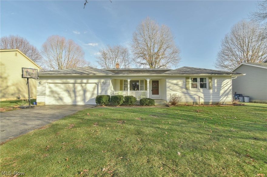 3 bed, 2 bath Ranch home in desirable Boardman neighborhood.  This home is everything you have been looking for!  Covered front porch leads into the living room with large picture window.  Open kitchen/dinette includes appliances.  Large family room with sliding glass doors to the back patio.  Finished basement provides plenty of extra living space including a game room, family room with wet bar, and an additional room that could be a 4th bedroom or an office.  2 car attached garage.  Updates include roof (2008), furnace (2005), a/c (2012), hot water tank (2012), and sump pump (2012).  Electric has also been upgraded, and a home warranty is included for a worry free purchase!  Call today to schedule a private showing!