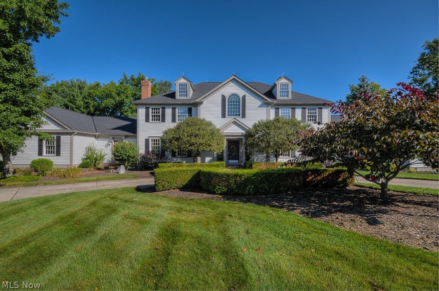 Sprawling 5/6 Bedroom, 7 bath 6000 square foot home on 2 acres in Old Farm. Quality construction throughout, this home's amenities include a two story marble foyer, a first floor master suite that boasts a two-story office, library & a 2nd laundry room, first floor laundry, family room w/wet bar, music room  updated kitchen with large eat in area. Lower level features over 2400 finished square feet that walks out onto a patio & features a recreation room, exercise room & gift wrapping room. Offices on the first floor, second floor & lower level. There are 4 bedrooms upstairs & 3 have access to a full bath. The trophy room upstairs can serve as an office or a 6th bedroom. The woodwork, flooring & attention to detail in this home is stunning. The park like yard provides views of nature, woods & a creek. The large deck & brick patio allows for private entertaining. Numerous updates, including furnaces, roof & stainless appliances.