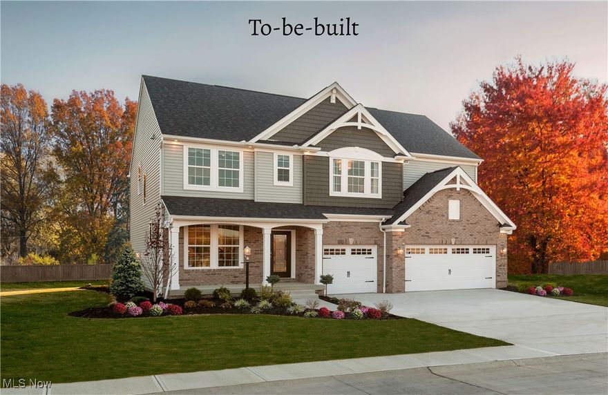 Drees Homes Belleville floorplan. This home is to be built to customer specifications. Photo for illustration purposes.