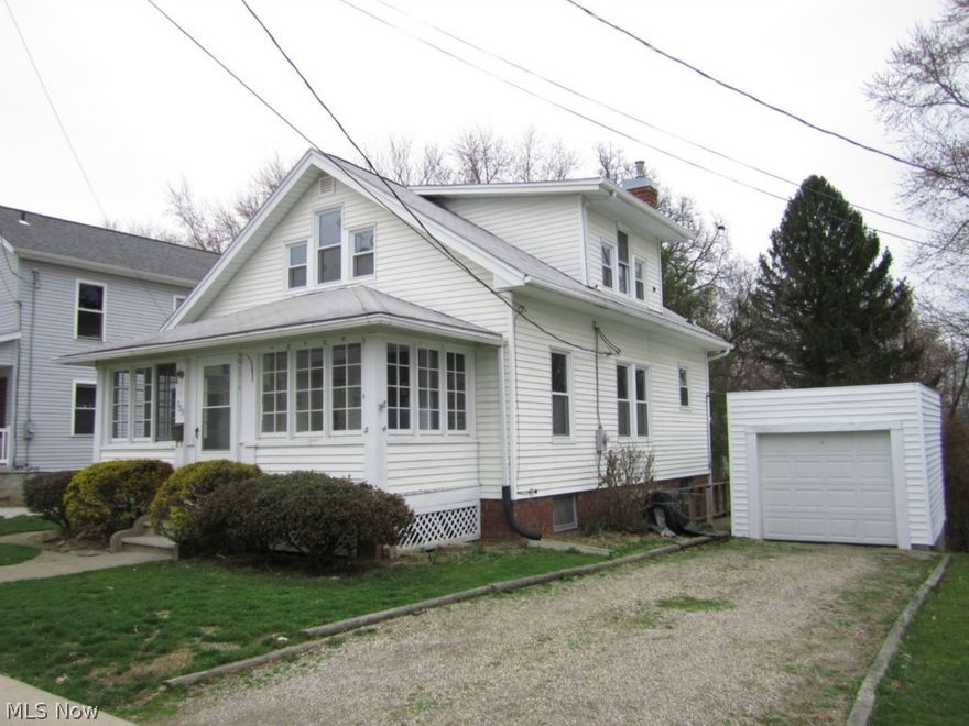 Attractive Cape Cod, Updates include: New carpeting throughout, new gas furnace, new central air, replacement windows, new dishwasher. Ready for new owner. Private backyard. 7x17 enclosed front porch, 5x8 enclosed rear porch. Nice clean home w/nice woodwork.