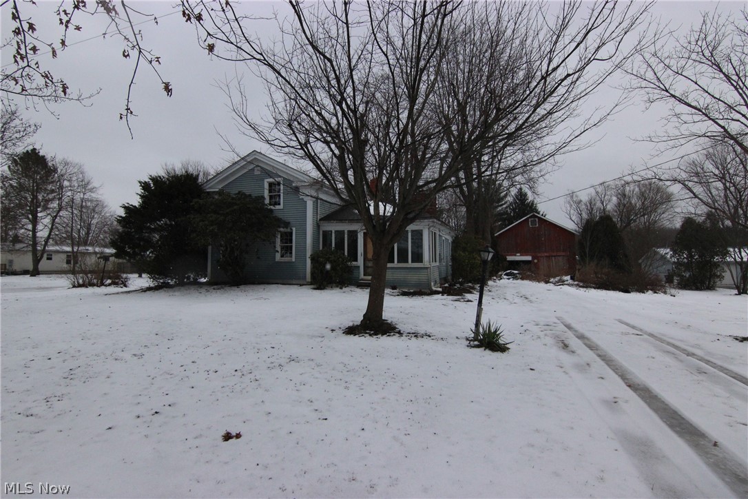 ONLINE REAL ESTATE AUCTION - Fixer Upper home built in 1800's with 2-3 bedrooms and 1.5 bathrooms, with 1441 SF, Sits on approx. 1.77 Acres. Vinyl sided exterior. Large bedroom upstairs and full bathroom. Additional living room could be a large bedroom on main floor. Half bath on main floor along with formal dining room with built-in pantry storage and built-in corner shelf, living room with fireplace, eat-in kitchen with bay window, and enclosed entry way. There are original built ins throughout home and high ceilings. Hook up for radiators throughout and fireplace in living room. Full basement. Outbuildings, nice size lot close to Pymatuning Reservoir. Parcel 010280005100. Annual Taxes $1,379.74. AS-IS Sale. Online Auction for Home Ends on 2/25/2020 at 4 PM. $7500 opening bid, 30 days to close upon seller confirmation. See Auctioneer's Website for Details.