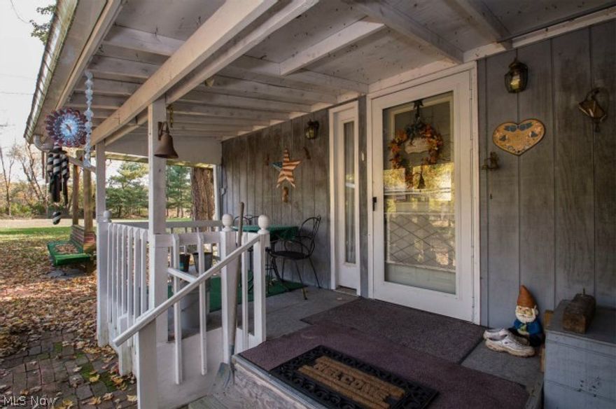 Country living in Hudson! 35+ acres on private drive two miles to center of town. Two homes on property. Live in one and rent the other. Also, large 50 x 40 pole barn with hot and cold water, drain, hoist and cement floor. Main home is Cape Cod style with 2 bed and one bath. Second rents for $650/month. Could also make a guest home or in-law suite. Lots of clear land for farming or horses. Fire pit, picnic table included. Hickory, oak, maple, black walnut, apple and chestnut trees.