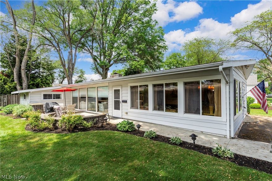 A perfect 3 bedroom ranch in a lakeside community! This bright and welcoming home in an incredible area. Lots of natural light covers the living area surrounded by windows and perfect for entertaining featuring a tiki bar! The den features a fireplace and accesses the outdoor patio. The 2008 remodeled kitchen opens up into the dining room and includes all appliances. 3 bedrooms, 2 full baths and a 1st floor laundry finish this home. Enjoy the private outdoor shower, a must for any beach house, including changing area and bench! So much potential as a summer getaway for you and your family! Lots of rent potential during summer months with beach access! Come see this amazing home before its gone!