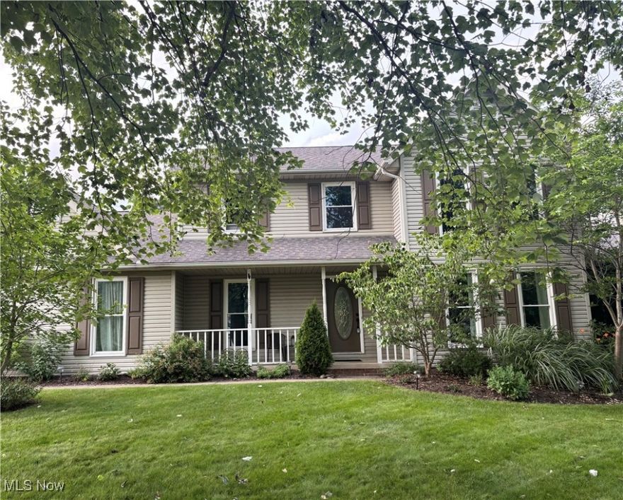 Welcome to this 3-bedroom home with 3 full bathrooms and one 1/2 bath in the desirable Bob-O-Link neighborhood in North Canton! This home has amazing outdoor space with a fully fenced-in backyard, above ground pool, hot tub, and relaxing pergola. Inside, you'll find a spacious first floor with a great size dining room, formal living room, laundry/mud room, family room that opens to the kitchen, as well as a private office! Upstairs, the master bedroom is huge with a roomy walk-in closet. The master en-suite is equipped with a double sink vanity as well as a walk-in shower and soaking tub. The other two bedrooms are good sizes with a hallway full bathroom in between. The basement is almost fully finished with a possible 4th bedroom, recreation room, a beautiful bar, and a quaint weight room! The garage space has a bonus entertaining space in it as well perfect for watching the game or summer get togethers. This home has all new windows done in the last 5 years along with even more updates!