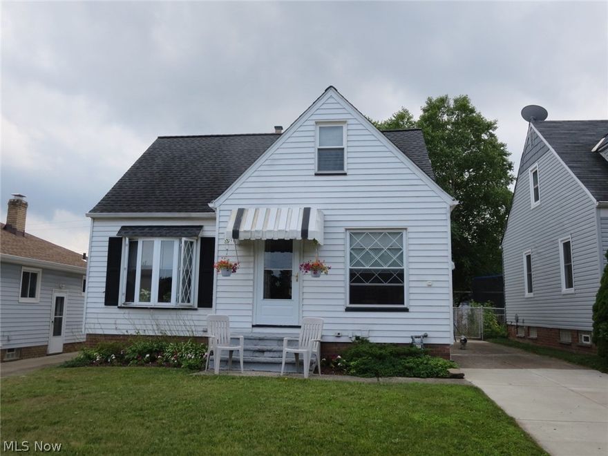 This lovely, 3 bedroom Cape Cod is ready for you to view. This won't last long. Home is close to dining, schools, parks, shopping and a hospital.  Many new updates including new carpet throughout. Roof 2008. The Kitchen has fresh paint and new counter tops (2019) All appliances stay. The 2nd floor bedroom offers gleaming wood floors an plenty of storage space. Full, partially finished basement has half bath, glass block and comes with tons of storage. Seller will paint kitchen and back hall the color of buyer's choice. Top it off with a 2 car garage and fenced in yard and you have an ideal place to live. Schedule a viewing today.