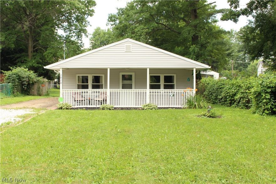 Look no further than this lovely updated ranch!  Located in Springfield Township just minutes from Springfield Lake!  The inviting covered front porch leads to a great sized living room with newer updated flooring.  The home offers 3 bedrooms that all have newer carpeting and a full bath that is completely remodeled with newer plumbing, sink/vanity, and ceramic flooring.  The spacious eat-in kitchen has beautiful countertops, backsplash, newer cabinets, ceramic flooring, and stainless steel appliances that all stay!  Newly installed water softener/filter system as of 2017! The backyard is fully fenced in, perfect for outdoor entertaining and/or gardening!  The backyard also features a large shed for extra storage.  Conveniently located near Route 224 for easy highway access and plenty of shopping and restaurants nearby that make this a great central location.  Do not miss out, this cozy home is just waiting for your personal touch!