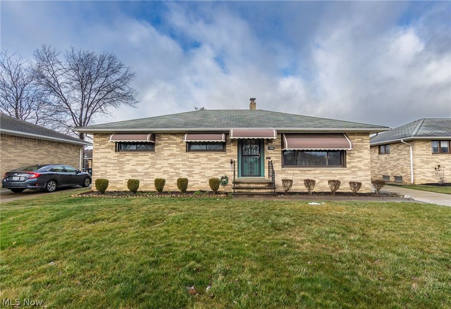 Don't miss this well-cared for 3 bedroom, 1 1/2 bath brick ranch in desired area of Brooklyn!  This home has had many major improvements within last couple of years to include concrete driveway, garage door, major electrical upgrade and new panel(s),  hot water tank, brand new whole house generator system and newer appliances.  Roof and furnace/AC are about 12 years old.  Open concept living space with large kitchen, formal dining room, and nice sized living room - perfect for entertaining!   Hardwood floors throughout!  Needs some cosmetics, but very solid and has been meticulously and lovingly maintained!