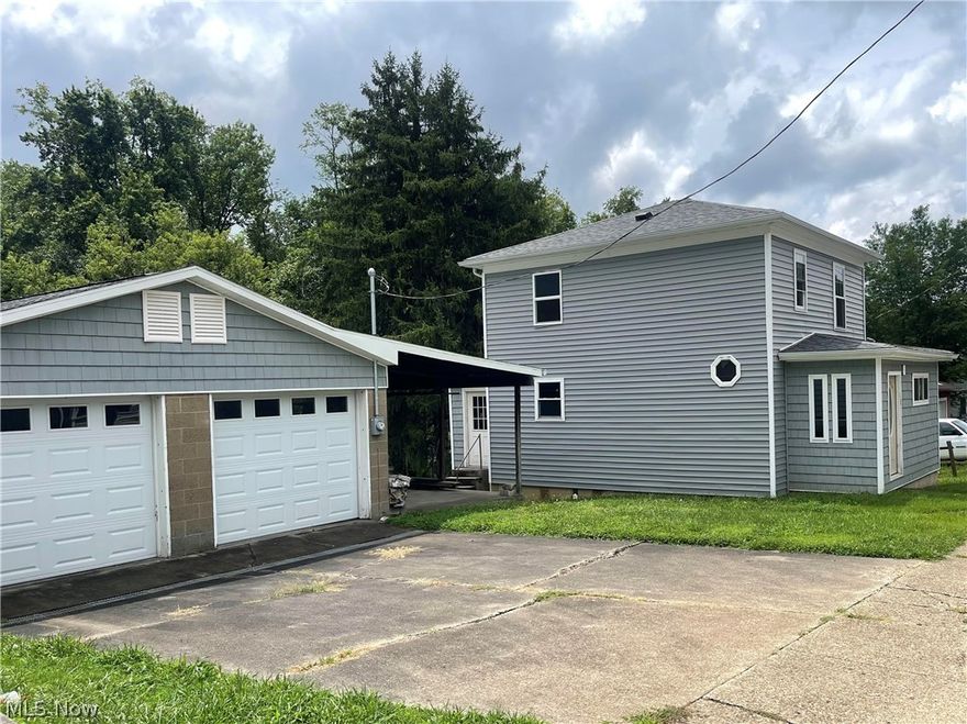 Calling investors! It's partially ready, just needs someone to come put the finishing touches! House has newer siding, 200 amp electric, new windows, new sewer and water hoot-ups. Interior is down to the studs. Seller is conveying many items to help with achieving a whole new look for the interior of the home! Bathroom removed for upgrade, sewer and water line is complete to structure, but no interior lines have been installed. The finished garage comes with 100 amp service, newer insulation and a finished ceiling. It was built in 1965, offers two car stalls, workshop area and additional storage/cellar area on lower level.