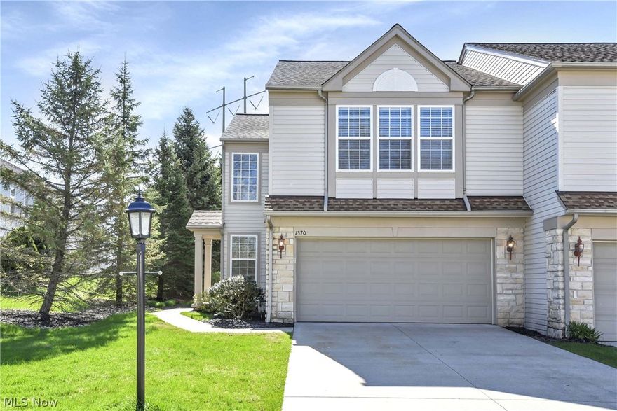 Welcome to this beautifully maintained end unit townhome in the highly desirable New Hamptons community in Broadview Heights! Offering 3 bedrooms, 2.5 baths, and approximately 1,592 square feet of living space, this home combines comfort, functionality, and low-maintenance living.The main level features a spacious and inviting living room that flows seamlessly into the eat-in kitchen, complete with granite countertops, ample cabinetry, and a pantry perfect for everyday living and entertaining. A convenient half bath rounds out the first floor. The home has been thoughtfully updated with brand new flooring throughout (2025) and has been freshly painted in a lovely neutral color palette, creating a bright and modern feel from the moment you walk in.
Upstairs, you’ll find a generous primary suite with a walk-in closet and private en-suite bath, along with two additional bedrooms, a full bath, and the added convenience of second-floor laundry.Step outside to your private patio ideal for relaxing or enjoying quiet evenings. Enjoy resort style living with access to a community pool and recreation amenities, along with walking trails, playground, and clubhouse within the New Hamptons community.With an attached 2 car garage, low maintenance lifestyle, and a prime location near shopping, dining, and highway access, this home is a standout opportunity in one of the area’s most sought after communities.