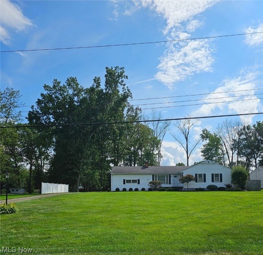 Solid one owner home on just over an acre.  This 3 bedroom ranch home features an attached 2 car garage, finished basement for relaxing or entertaining, a large back deck, shed with tractor door,  sunroom overlooking the peaceful backyard and basement access from the heated garage. The home also has hardwood floors under the carpet throughout, new gas driven generator, security system, sub zero refrigerator, walk-in tub in 2nd bath, wooden fence, new furnace and much more. Don't wait.