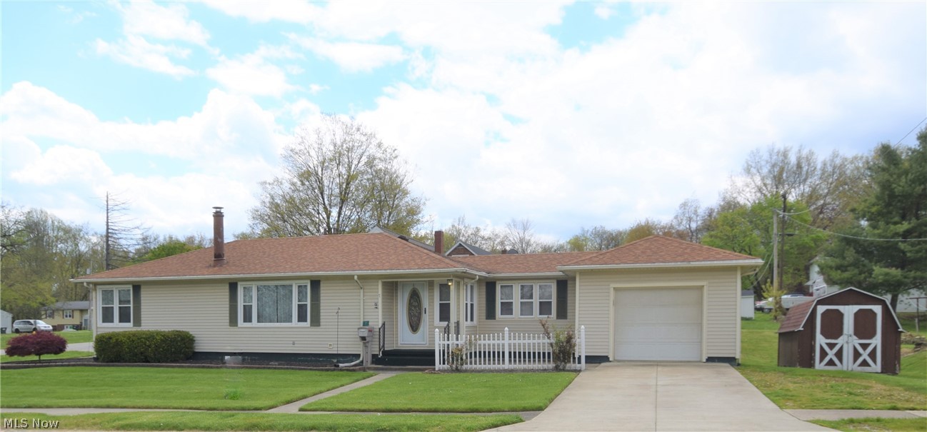 Welcome to 7 3rd Street in Rittman! This lovely 3-bedroom, 1-bathroom ranch has beautiful features throughout. Step inside the living room to
see the gorgeous flooring, stone fireplace, and large front window overlooking the front yard. The flooring extends to the kitchen and dining
room. All three bedrooms are nicely sized. Basement has the start of a new full bathroom – flooring and toilet already installed. Don’t let this
home pass you by; make it yours today!