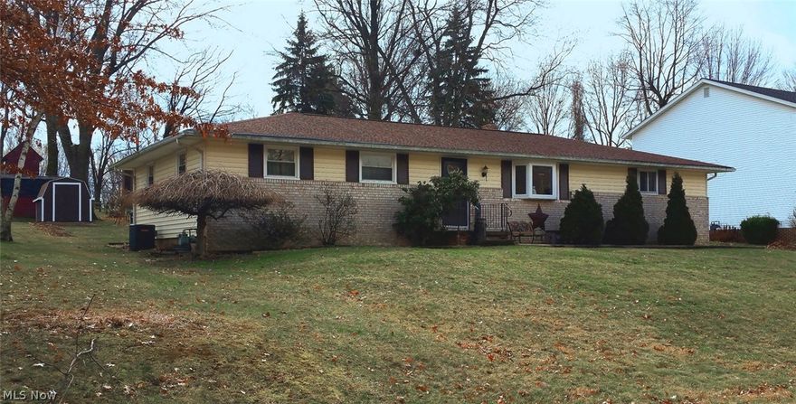 Well cared for ranch welcomes you home! Come inside and see what this home has to offer. Nice layout with updates throughout. Large living room for lounging and inviting dining room and kitchen for entertaining.. You'll find a completely remodeled full bath adjacent to three bedrooms on main floor. Downstairs you will find additional living space with a family room, full bathroom and two additional rooms that could be used as bedrooms or office space. You'll also find plenty of room in the backyard to play, or relax under the shade of a large oak and maple trees. Updates include water heater, water softner, furnace, central air, windows, roof, flooring and kitchen appliances.