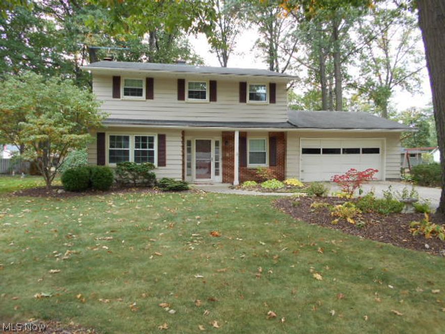 Large 4 bedroom home with 2 1/2 baths. Formal dinning room and den with fire place! Large kitchen with eating space. All appliances to stay. French doors that lead to a 12 x 12 wood deck in back. Newer widows, gas forced air furnace, central air and hot water tank! Heated 2 car garage and 10 x 12 storage shed. Home warranty included!