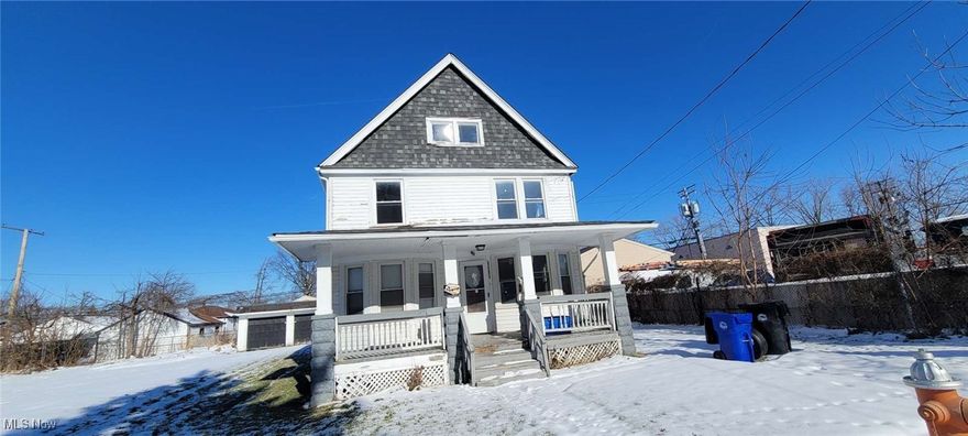 Tons of potential in this west side duplex!  Each unit has 2 bedrooms and 1 bathroom.  Shared basement.  Close to everything!  Live in 1 unit and rent out the other.  Don't miss out!