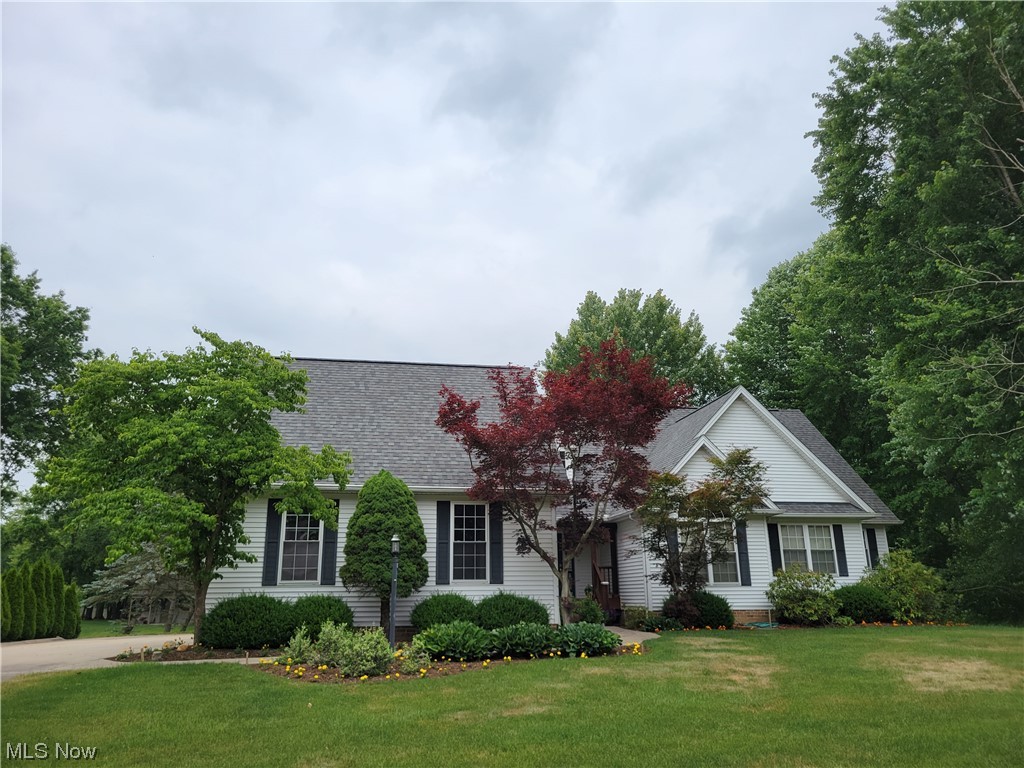 Welcome to your new home at 4872 Forest Glen Trail! This charming single-story home is perfect for active families or downsizers who want to enjoy all that life has to offer. The well-thought-out plan includes a spacious owner's suite with a walk-in closet, full bath, jetted tub, and separate shower. There's also plenty of storage throughout the home, including a full basement with 8-foot ceilings and a newer 3/4 bath. It is perfect for a home gym, playroom, guest suite or just a great work space. The wide-open kitchen with a large island is perfect for entertaining, and it opens up to an eat-in area. You can choose between the wood-burning stove or the efficient geothermal heating system to keep your home warm and cozy in the winter. The roof (2017) has Ice Guard and 50-year shingles, so you can rest assured that your home is protected from the elements. Enjoy the low-maintenance lifestyle on the elevated brick patio overlooking the wooded backyard. The patio is the perfect place to r