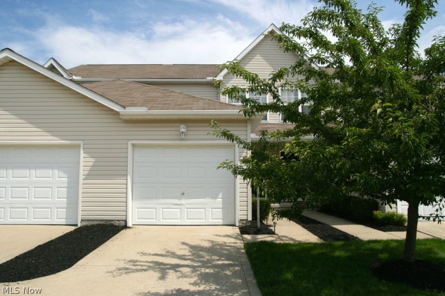 Amazing townhouse in Hidden Park!  Enjoy the luxuries of low maintenance living in this 2 bedroom 1.5 bath home.  The first floor boasts a half bath, eat-in kitchen with appliances that stay, a large family room with a gas fireplace.  Sliding glass door takes you out back to your own patio great for entertaining!  Upstairs features vaulted ceilings, large bedrooms with ceiling fans, large closets and a jack and jill style bathroom.  In the basement you'll find an additional 500+ sq ft, laundry area and it's plumbed for a bathroom too!  HOA provides some exterior maintenance along with landscaping and mowing in the summer and snow plowing of street, driveway, and sidewalks in the winter.