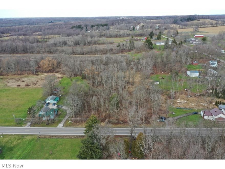 This property features 220 feet of frontage, and measures roughly 220 by 412. Level 2.04 acre vacant lot in Andover, Ohio, at the corner of Route 6 and Stanhope-Kellogsville Road. There is access electricity, will need well and septic installed.