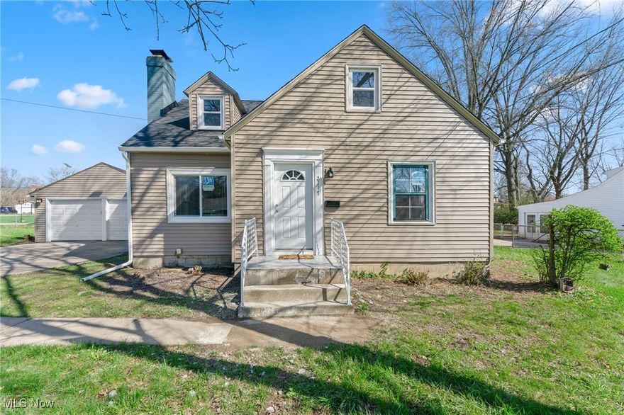 This updated Cape Cod blends classic charm with modern style. Featuring 4 spacious bedrooms, 2 newly remodeled full baths, a brand-new kitchen with stainless steel appliances. Freshly painted inside and out with stylish finishes. New features/updates include new roof, vinyl siding, windows throughout the home, furnace, hot water heater.. Located in a quiet, convenient neighborhood—just minutes from schools, parks, and shopping. This move in ready home won't last long so schedule your showing today!