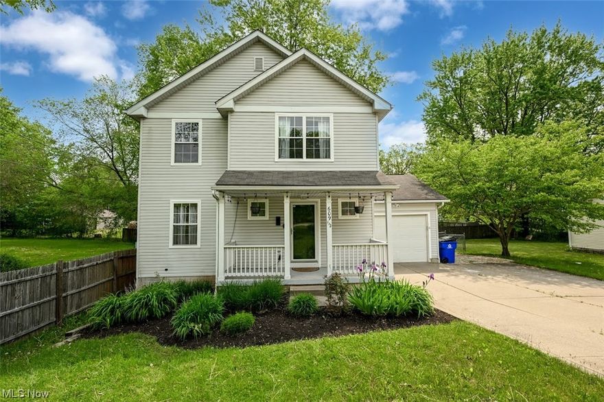 Welcome home to this darling, newer 4 bedroom, 1.5 bathroom home! This home is completely move-in ready and is just waiting for its new owners! Enjoy a large kitchen with a custom built butcher block island and all newer appliances! The first floor offers an updated decor, newer low-maintenance laminate flooring and an open concept living room, dining room, kitchen and half bath...complete with sliders to a spaciousl custom deck! Upstairs you will find 4 bedrooms and a full bath. Full basement has a solid pour foundation and could be perfect for crafting or an exercise space or has the potential to be finished for a recreation room too! Outside you will find a fantastic fully fenced-in back yard, playground area, and under deck storage! This is a must see! Hurry, before it is gone!