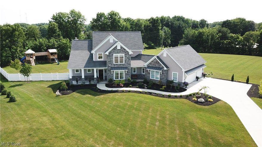 Welcome Home to this 2017 master build Situated on the largest lot available at 1.77 acres. Imagine yourself living in your dream home with custom built Amish Cabinetry throughout and having the ability and room to entertain. With Both Upper and lower patios backyard privacy is always attainable. Very open concept with premium finishes and built in appliances make family time comfortable and elegant. Premium sound system and security can be controlled with your smart phone.  Enjoy the first floor master suite with its spectacular bath and walk in closet. Upstairs offers a 2 bedroom Jack & Jill setup another bedroom with its own full bath and a reading loft.  Downstairs offers a full walkout basement that is plumbed for a wet bar and another full bath.  Enjoy the community pool,playground and stocked fishing pond.  Reservable cabana is available for special events and parties. Do not delay. Call TODAY to schedule your private tour!