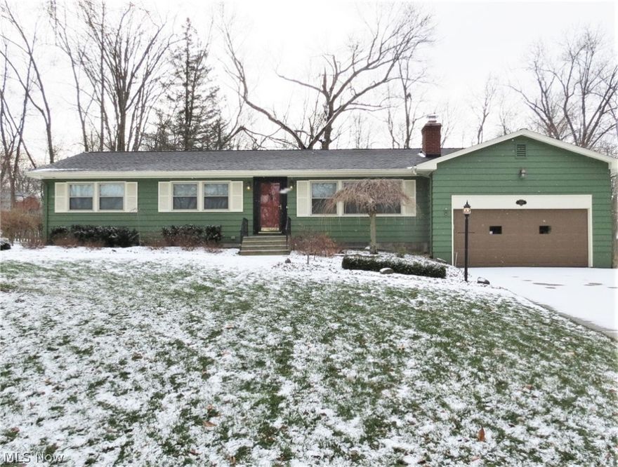 Updated, move-in ready, 4 bedroom, 2 bath ranch home in Howland. This beautiful home features a large, light living room with newer carpeting  & a cozy fireplace to enjoy on cold evenings. Stunning, gourmet kitchen will please the most particular cooks, completely remodeled in 2019 with all new cabinetry, quartz countertops, stainless steel appliances, farmhouse stainless steel sink, fan, fixtures and a rich laminate flooring that carries through to the large, light breakfast area & the formal dining room. 4 spacious bedrooms boast hardwood floors, all new fans, 1 bedroom has washer/dryer in the closet for a convenient 1st floor laundry. Master bedroom has an updated master bath. The 2nd full bath has also been updated. This home was professionally cleaned & painted, has a new high efficiency furnace 2020, all new energy efficient windows 2016, front & back yards feature all new professional landscaping 2016, exterior was professionally painted 2016. Back deck is accessed from the kitc